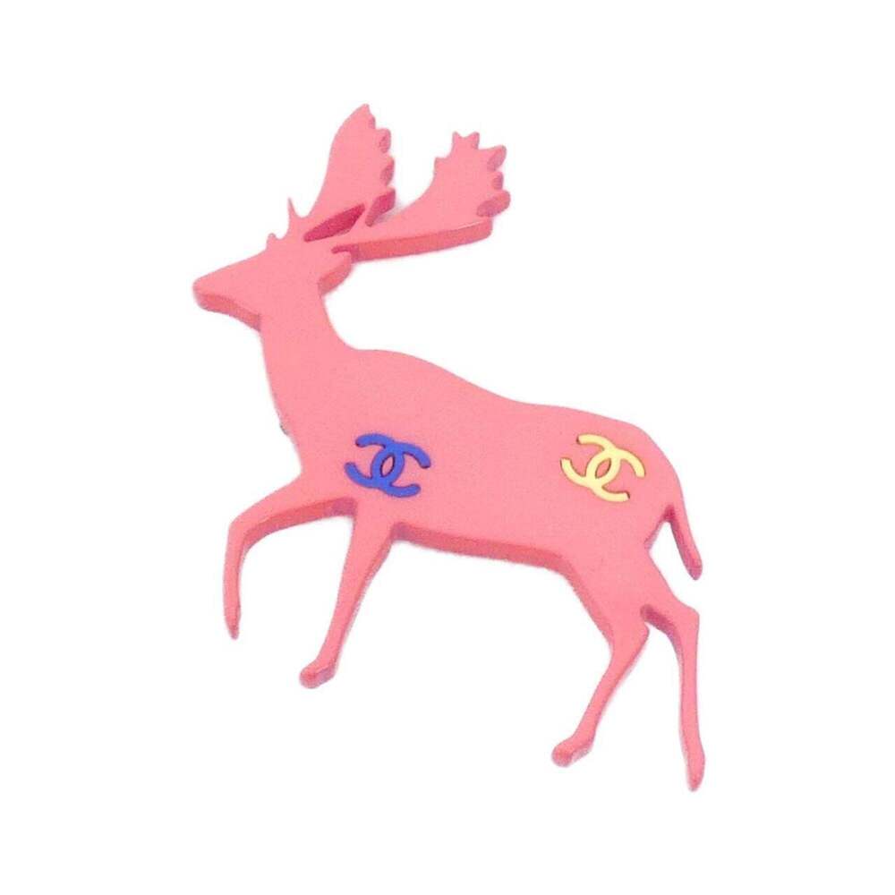 CHANEL Pink Brooch - Picture 1 of 5